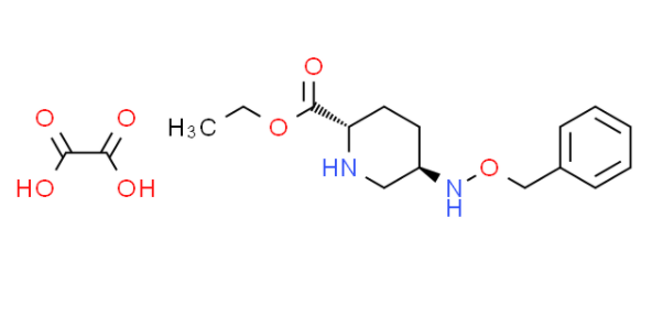 (2S,5R)-芐氧胺基哌啶-2-甲酸乙酯草酸鹽